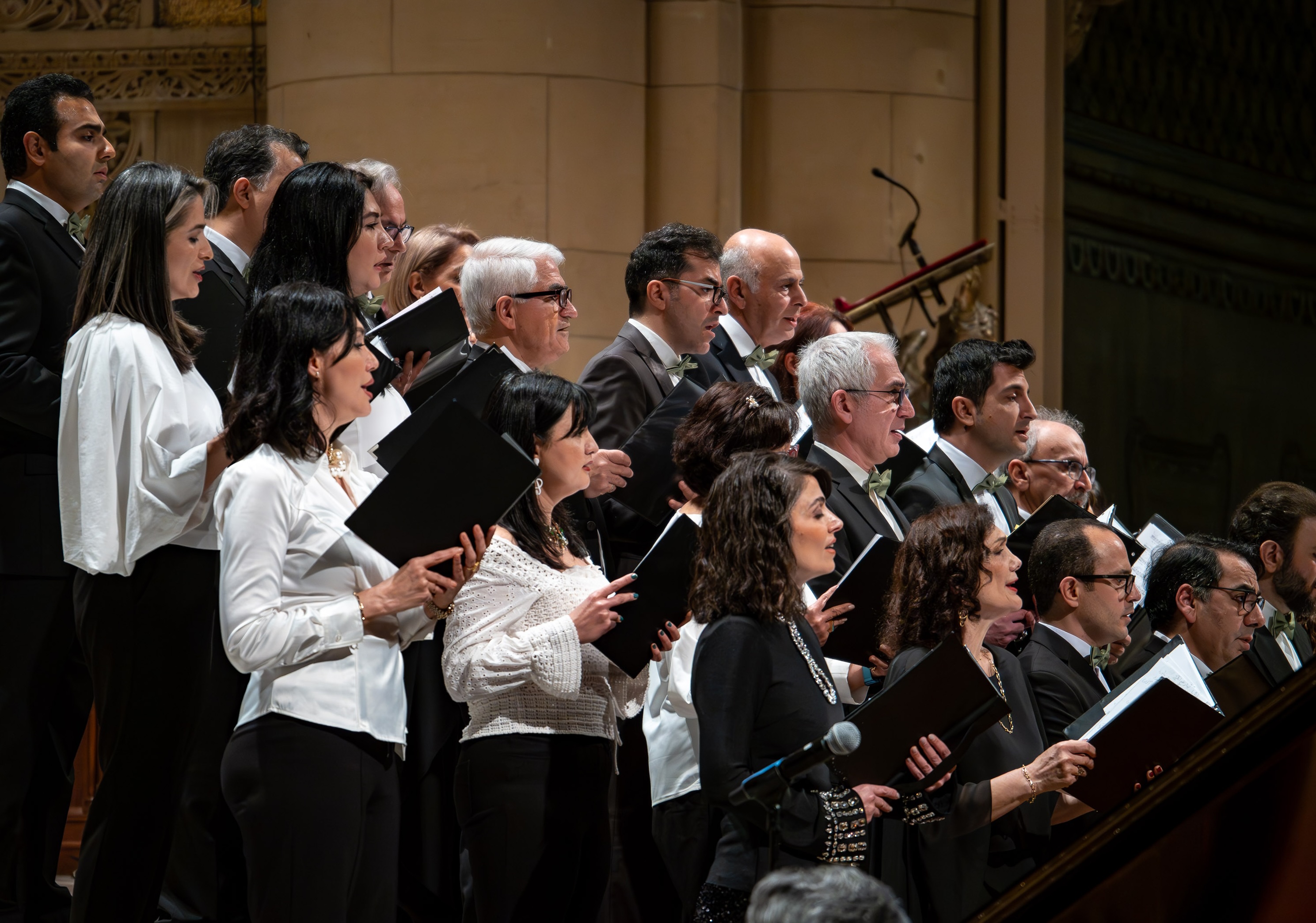 Bay Area Persian Choir performing on stage
